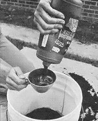 
Kickabrew organic fertilizer starts with fish emulsion and powdered kelp.
